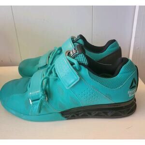 Reebok CrossFit Lifter Plus 2.0 Teal Weightlifting Shoes Women's Sz. 8
